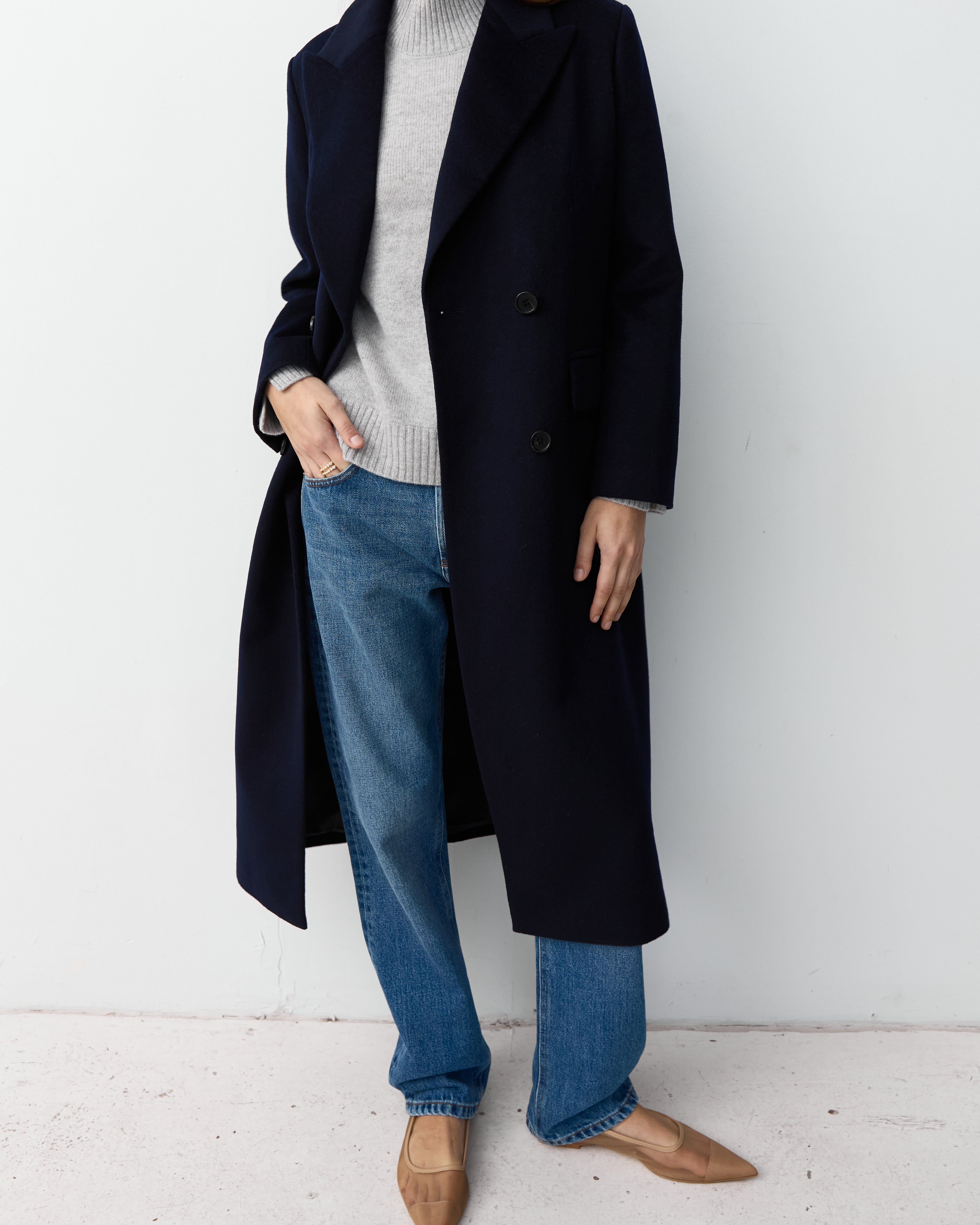 THE NEW YORK COAT- NAVY – THE CURATED