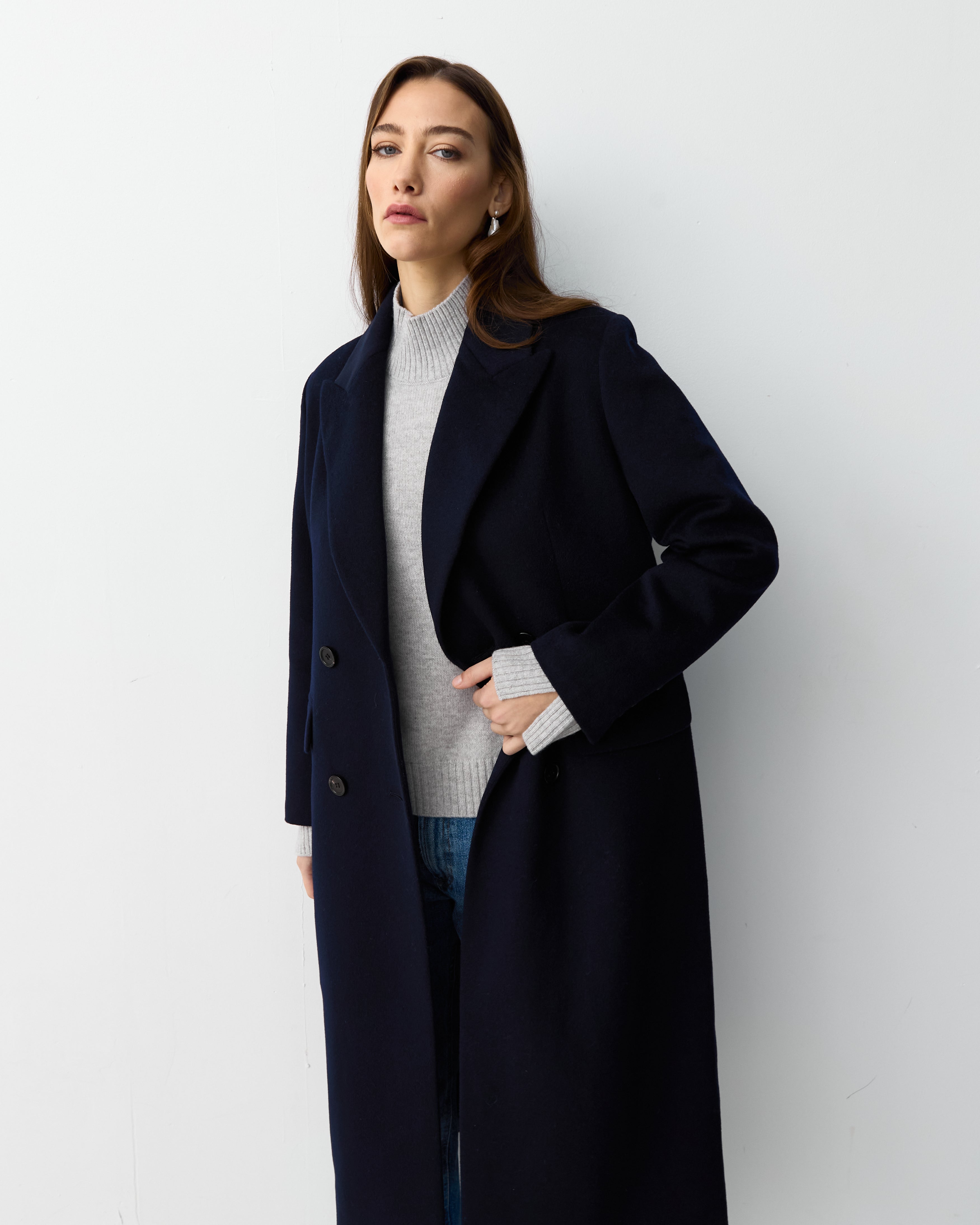 THE NEW YORK COAT- NAVY – THE CURATED